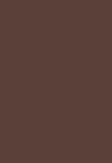Color sample of a cocoa brown metal panel.
