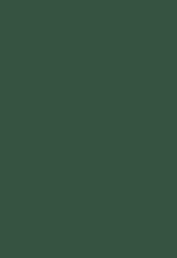 Color sample of an emerald green metal panel.