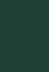Color sample of a forest green metal panel.
