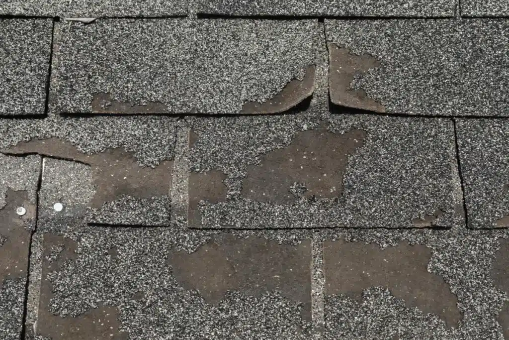 granule loss on shingles