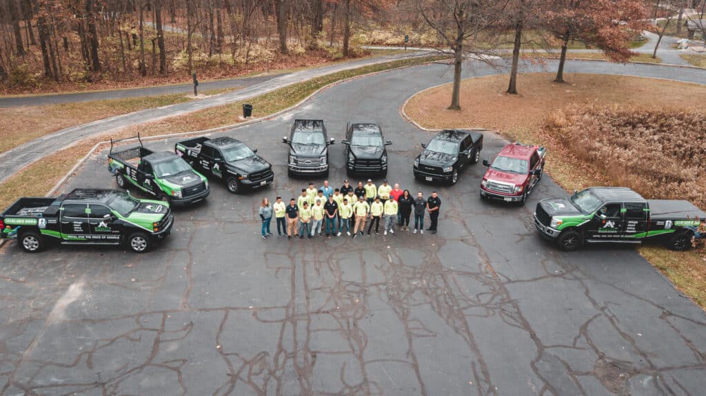 Team members of locally owned home improvement company, SMR HomePros