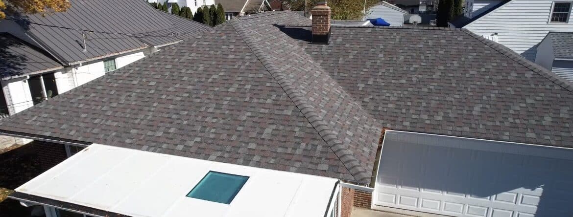 Asphalt shingle roof replacement performed by SMR Home Pros in Ohio