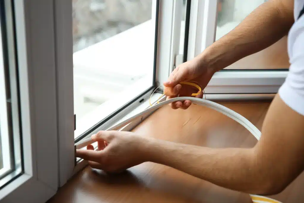 white-window-seal
