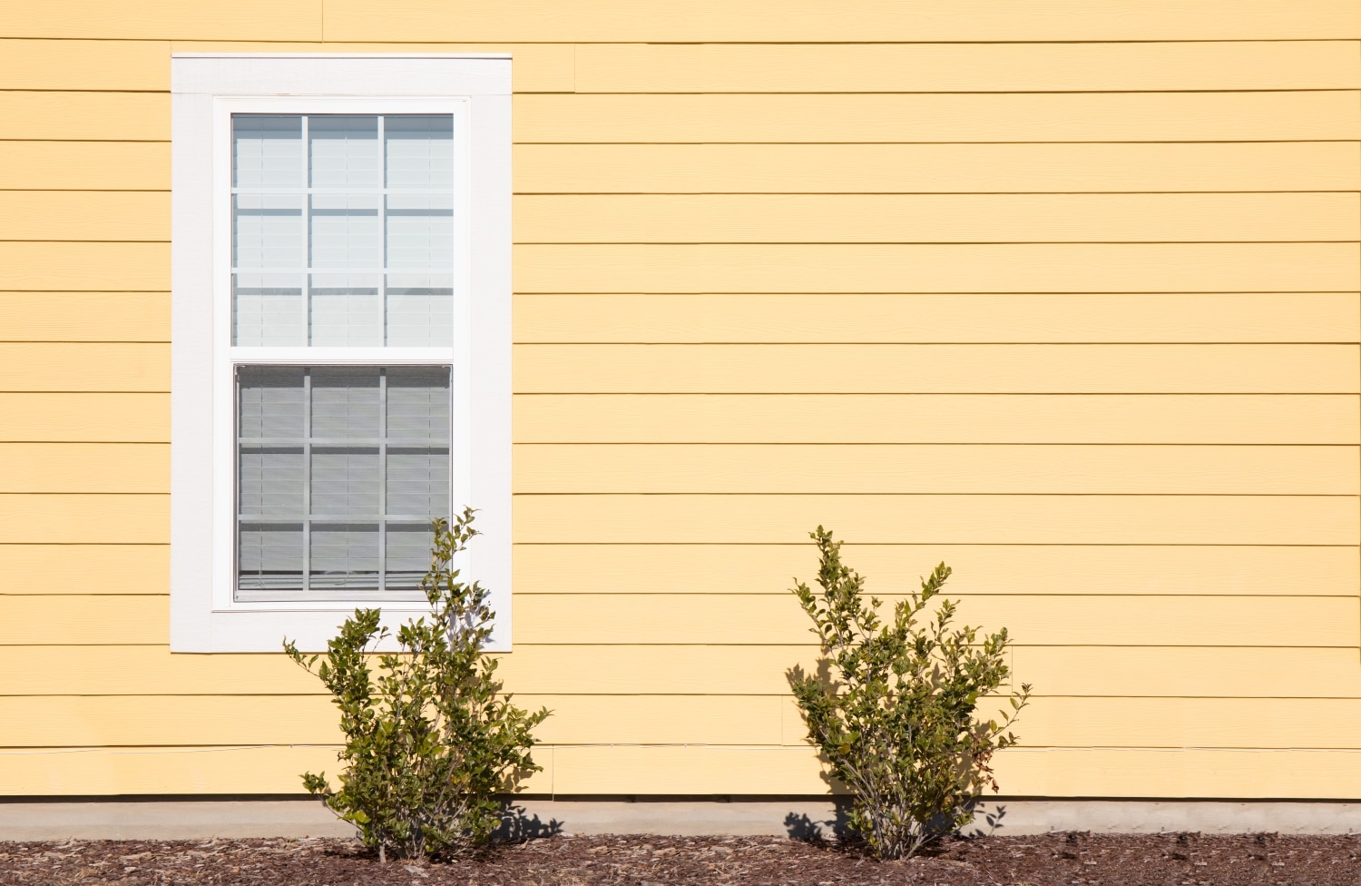 Side view of a house featuring Dutch lap siding, a distinctive style characterized by overlapping horizontal panels with a beveled edge.