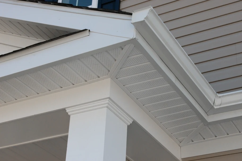 soffit-up close image of soffit on a home