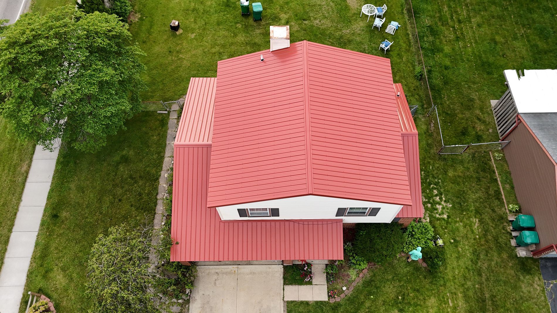 Northwood Metal Roof Red