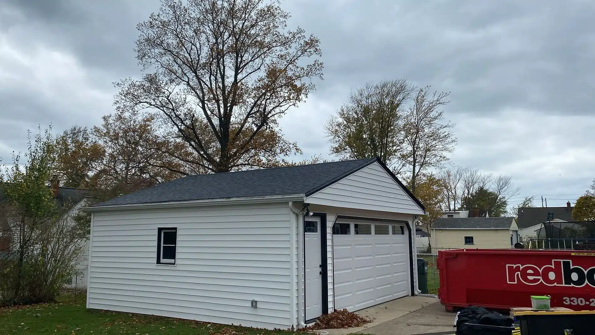 Willowick OH Roof Replacement on garage