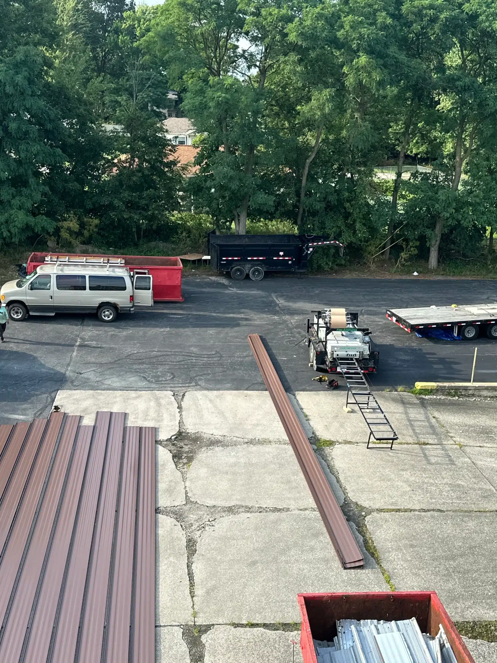 A New Commercial Metal Roof in Mansfield