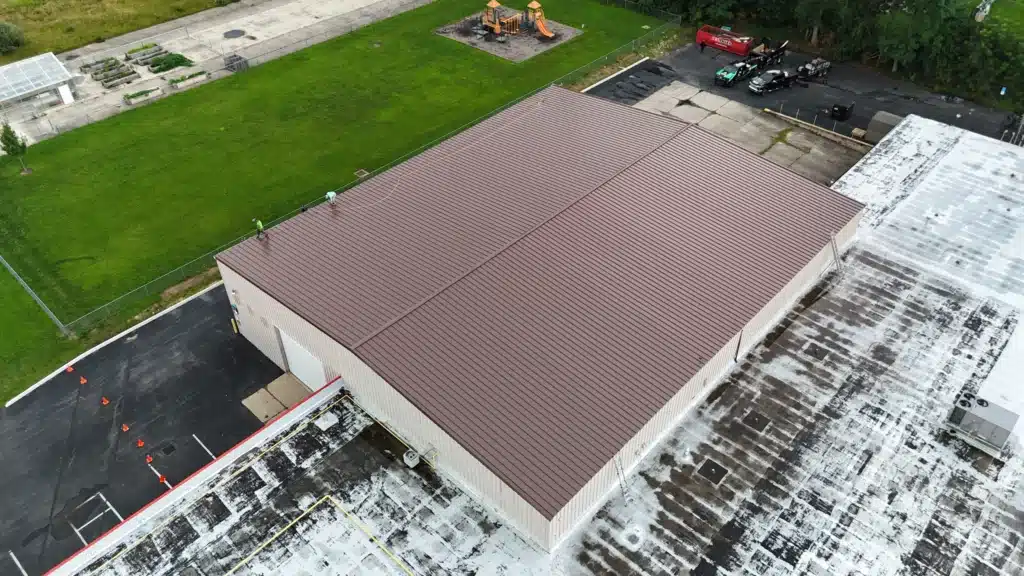 A New Mansfield Metal Roof