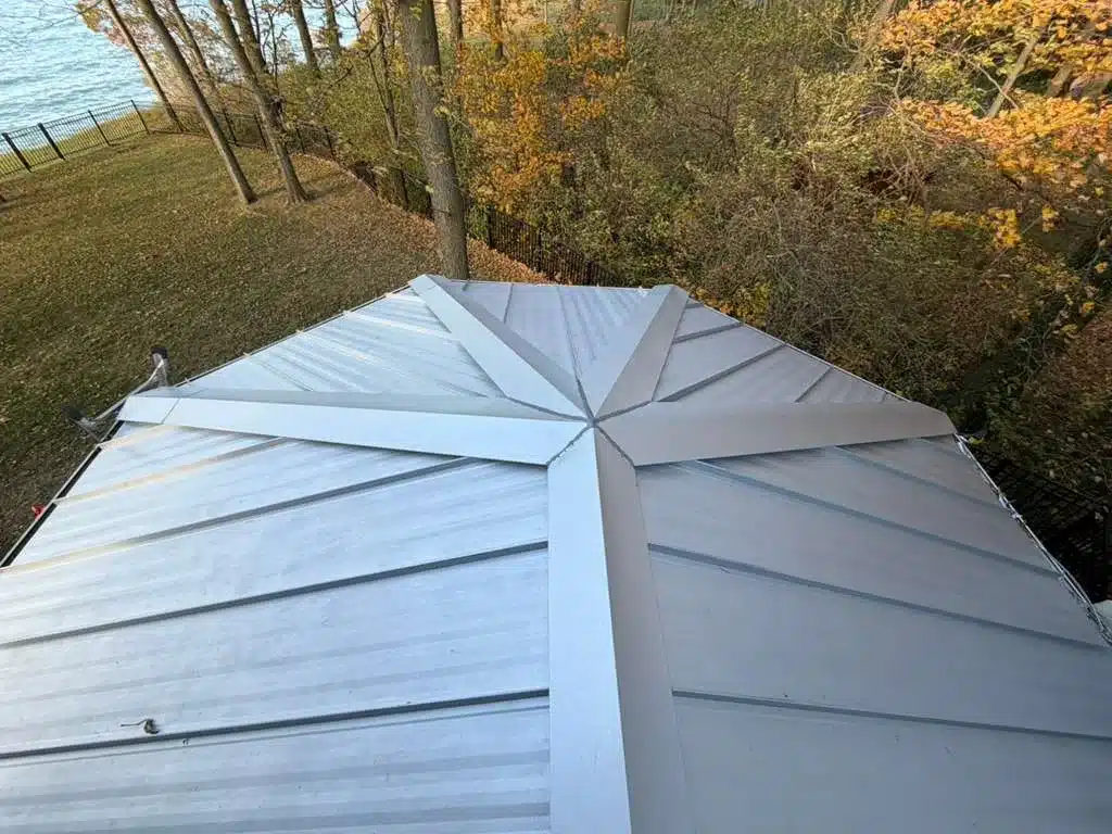 Custom Metal Roof in Put-In-Bay witch's hat