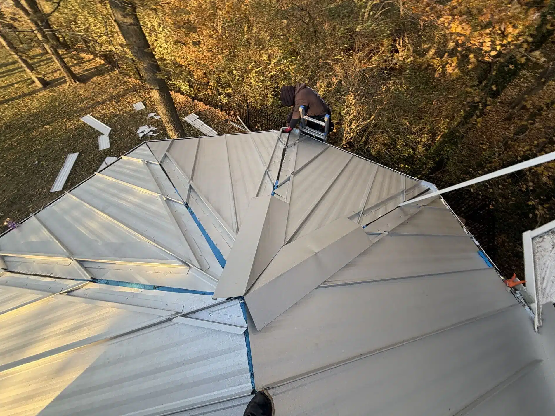 Custom Metal Roof in Put-In-Bay witch's hat