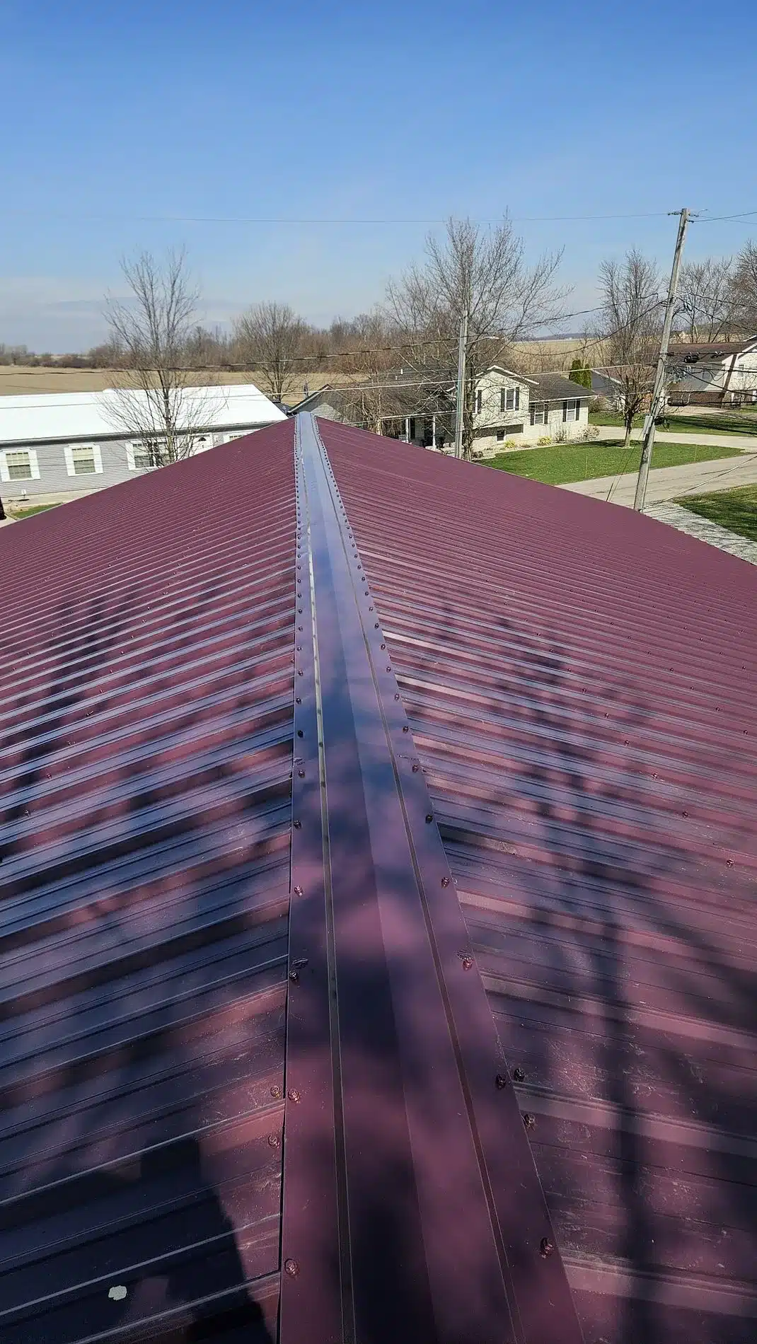 Metal roof deshler