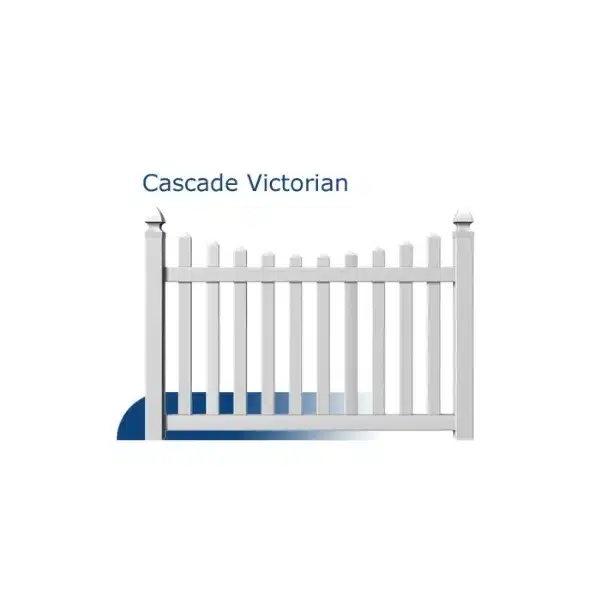 cascade victorian vinyl fence