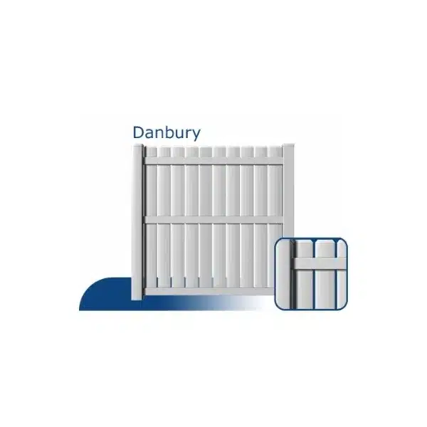 danbury vinyl fence