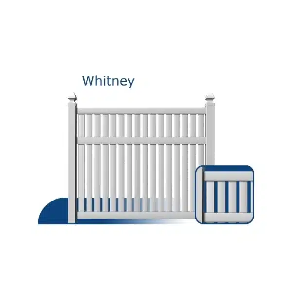 whitney vinyl fence