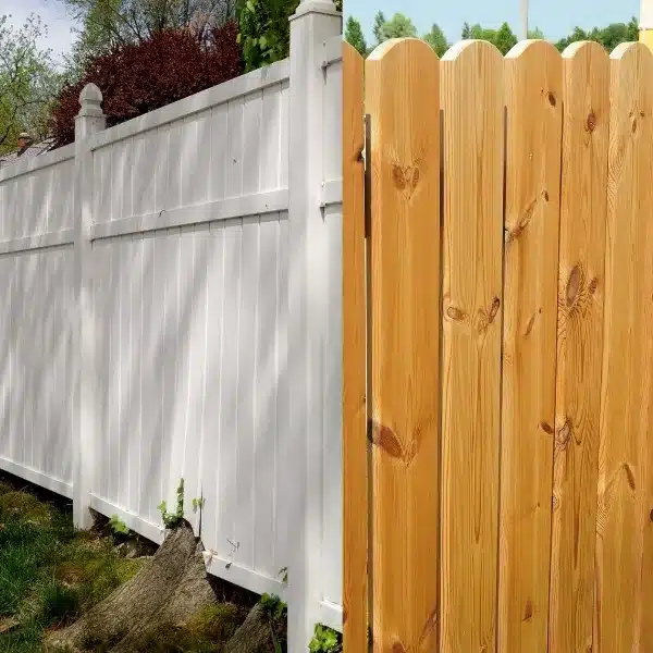 vinyl vs wood fence