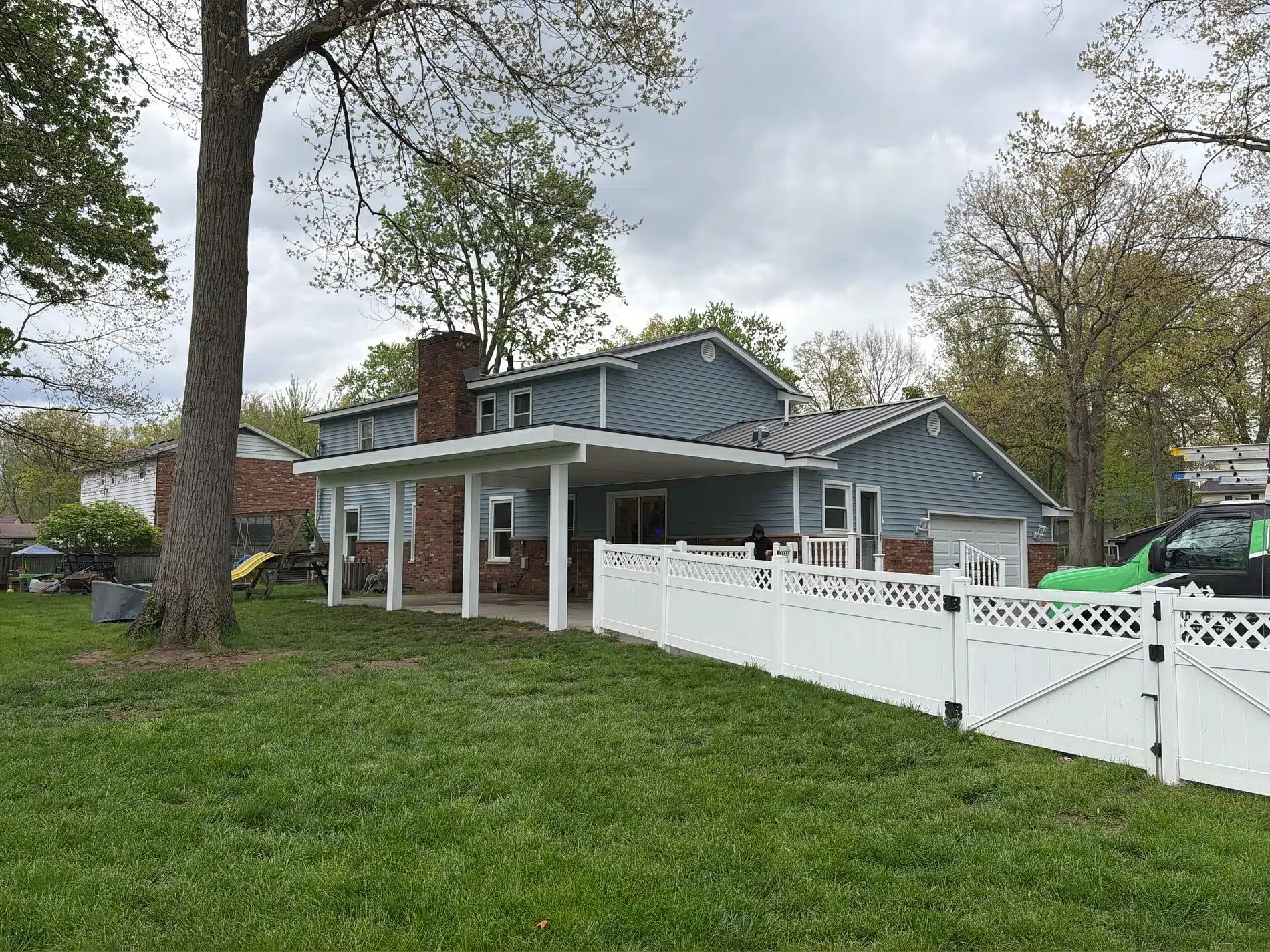 Open Porch Addition in Toledo