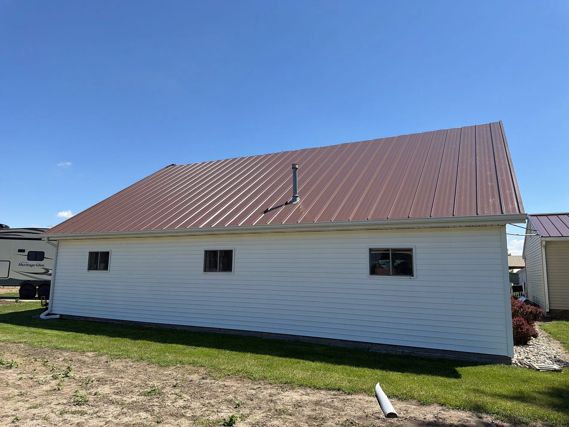 standing seam metal roof in Deshler